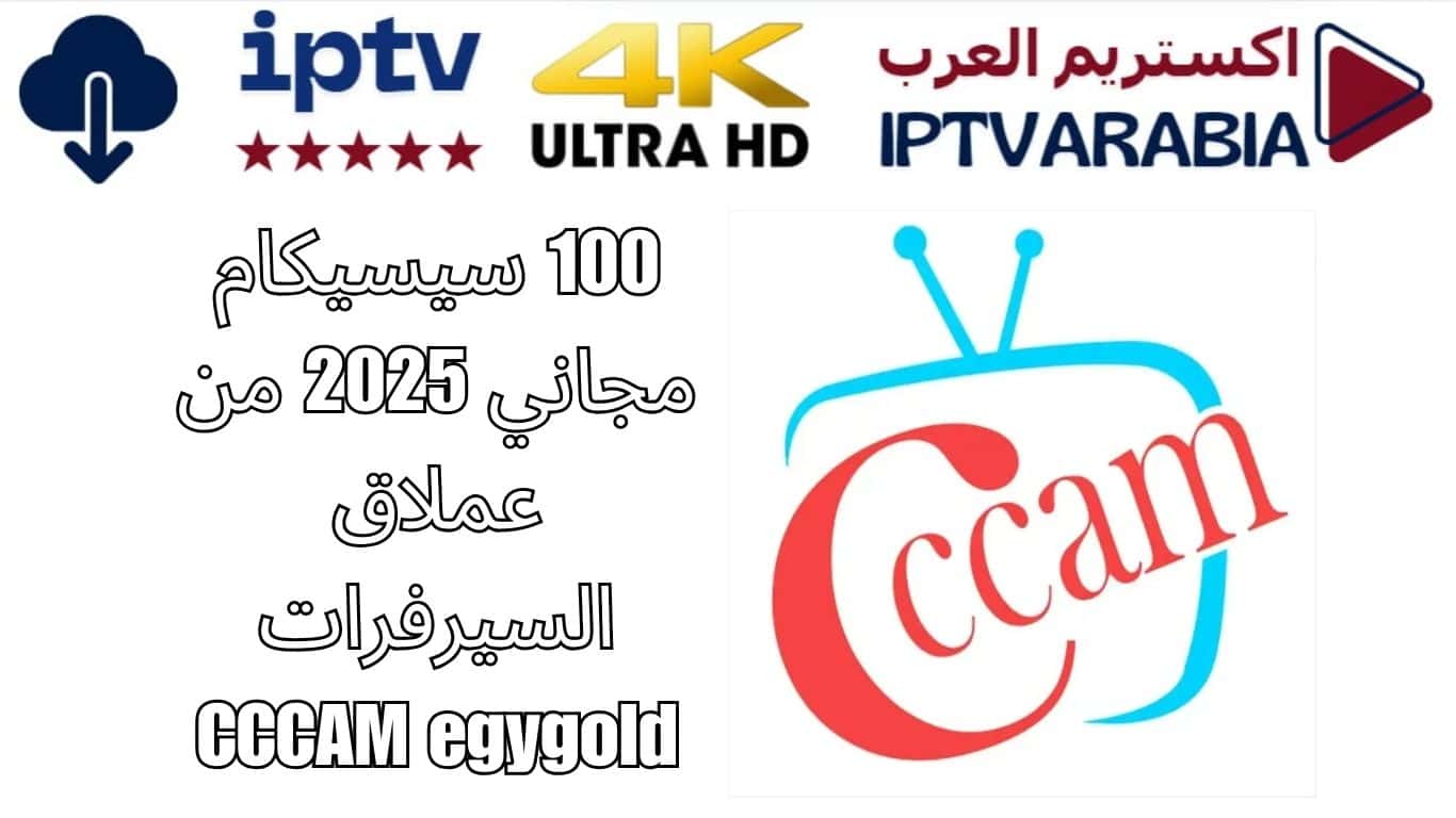 100 سيسيكام مجاني 2025 من عملاق السيرفرات CCCAM egygold